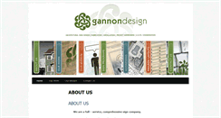 Desktop Screenshot of gannondesign.com
